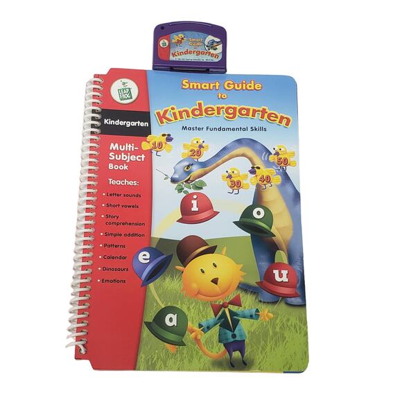 Leap Frog Smart Guide to Kindergarten Multi Subject Book Leap Pad Cartridge - Picture 1 of 4
